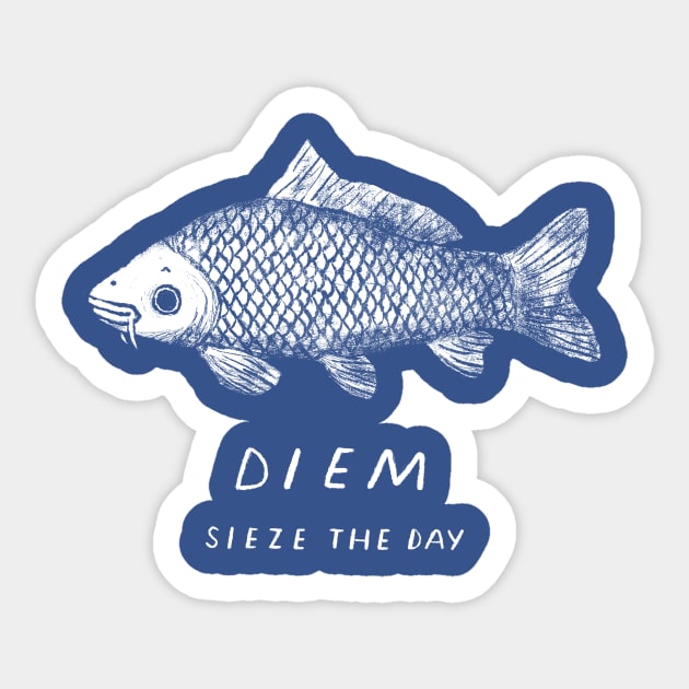 carp diem Sticker by Louisros